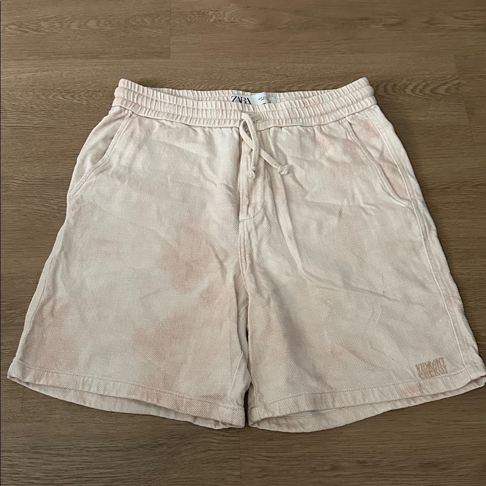 Zara Washed Relaxed Fit Shorts